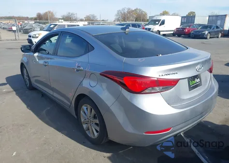 2016 Hyundai Elantra Se из США, поврежденный, VIN 5NPDH4AE2GH735863